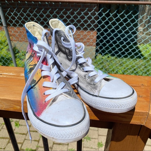 Hand-painted Disney Peter Pan Sneakers - Picture 3 of 5